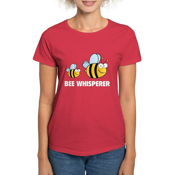 CafePress - Bee Whisperer Women's Dark T Shirt - Women's Traditional Fit Dark T-Shirt