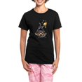 thumbnail image 1 of CafePress - Bee Yorkie Lover Women's Dark Pajamas - Women's Short Sleeve Print T-Shirt and Pants Dark Cotton Pajama Set, 1 of 7