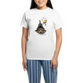 thumbnail image 1 of CafePress - Bee Yorkie Lover Women's Light Pajamas - Women's Short Sleeve Print T-Shirt and Pants Light Cotton Pajama Set, 1 of 7