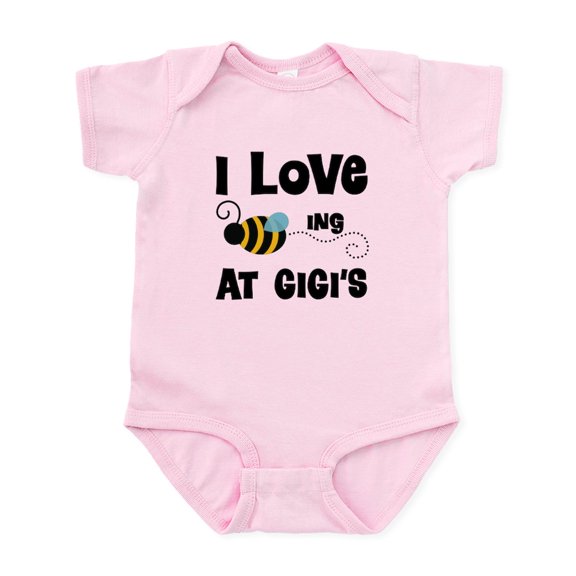 CafePress - Beeing At Gigi's Infant Bodysuit - Baby Light Bodysuit, Size Newborn - 24 Months
