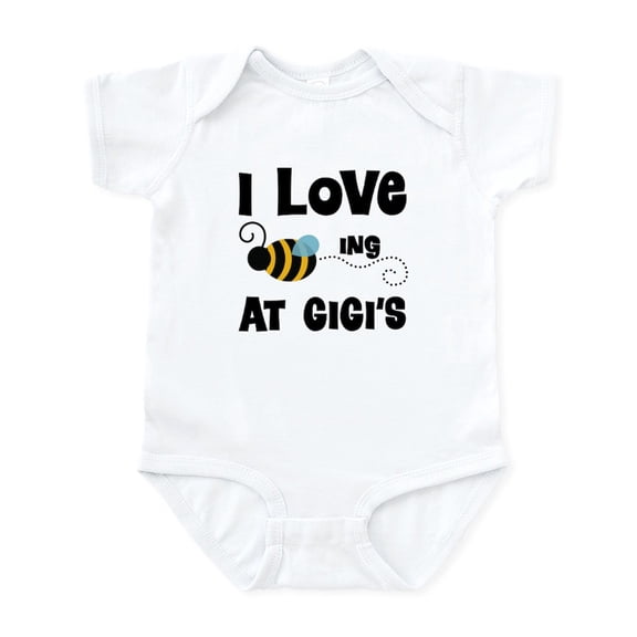 CafePress - Beeing At Gigi's Infant Bodysuit - Baby Light Bodysuit, Size Newborn - 24 Months