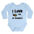 thumbnail image 1 of CafePress - Beeing At Granny's Long Sleeve Infant Bodysuit - Long Sleeve Cotton Baby Bodysuit, 1 of 4