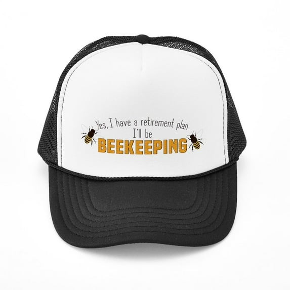 CafePress - Beekeeper Retirement - Adjustable Unisex Printed Trucker Hat with Mesh Back