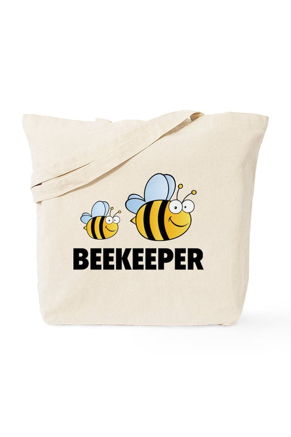 - Beekeeper Tote Bag - Unisex Canvas Tote Bag, Beige, 1-Piece