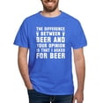 thumbnail image 1 of CafePress - Beer And Your Opinion Dark T Shirt - Men's Classic Graphic Cotton T-Shirt, 1 of 4