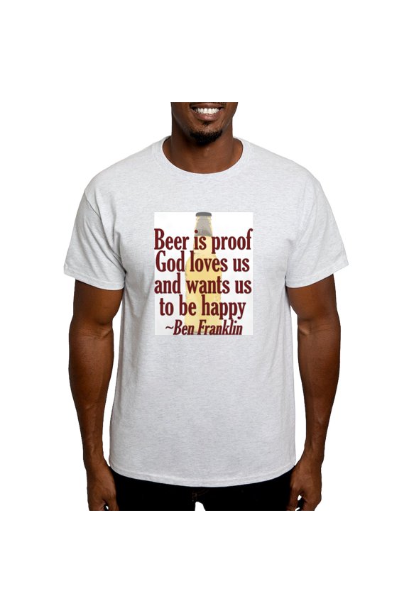 - Beer Is Proof Light T Shirt - Men's Classic Graphic T-Shirt