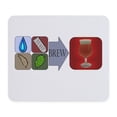 thumbnail image 1 of CafePress - Beer Math Mousepad - Non-slip Rubber Mousepad, Gaming Mouse Pad, 1 of 6