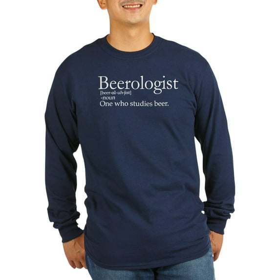 CafePress - Beerologist Long Sleeve Dark T Shirt - Long Sleeve Dark T-Shirt