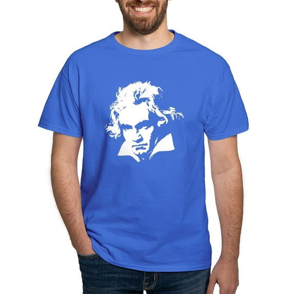 CafePress - Beethoven Dark T Shirt - Men's Classic Graphic Cotton T-Shirt