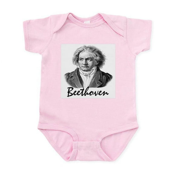 CafePress - Beethoven Infant Bodysuit - Baby Light Bodysuit, Size Newborn - 24 Months