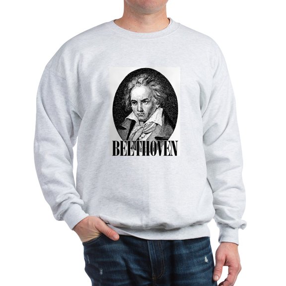 CafePress - Beethoven Sweatshirt - Crew Neck Sweatshirt