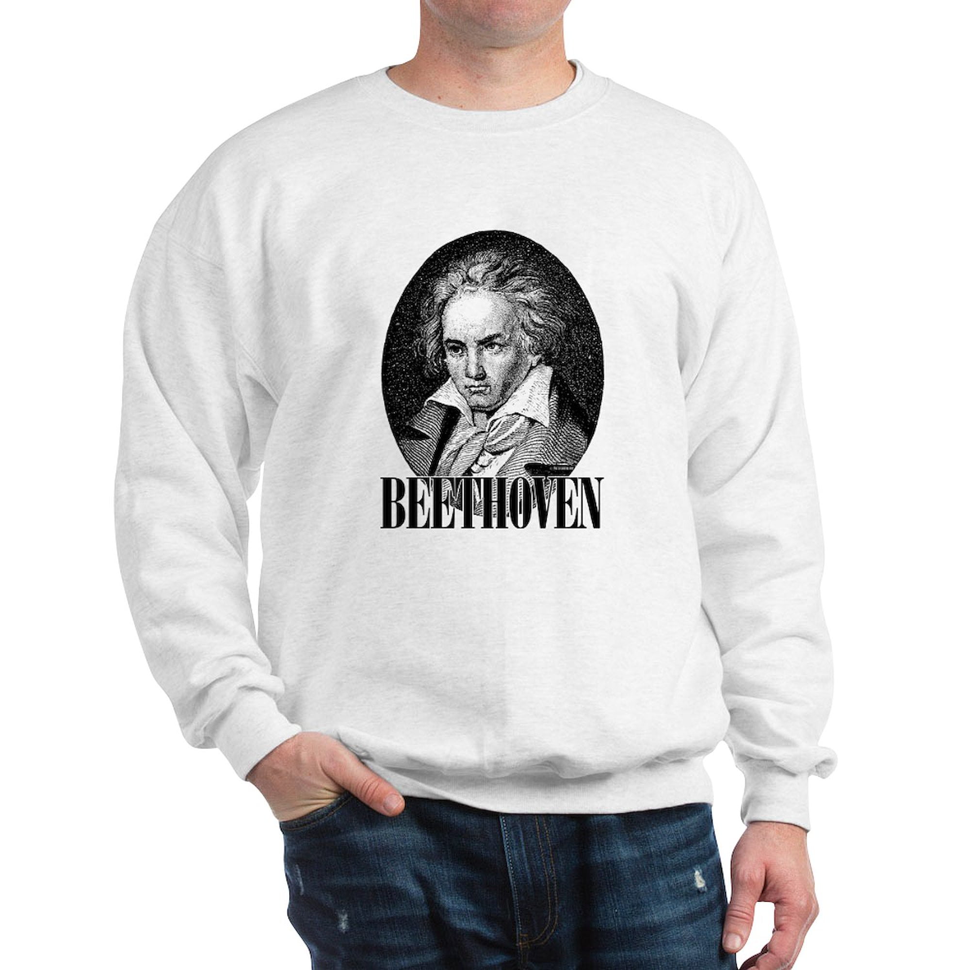 CafePress - Beethoven Sweatshirt - Crew Neck Sweatshirt - Walmart.com
