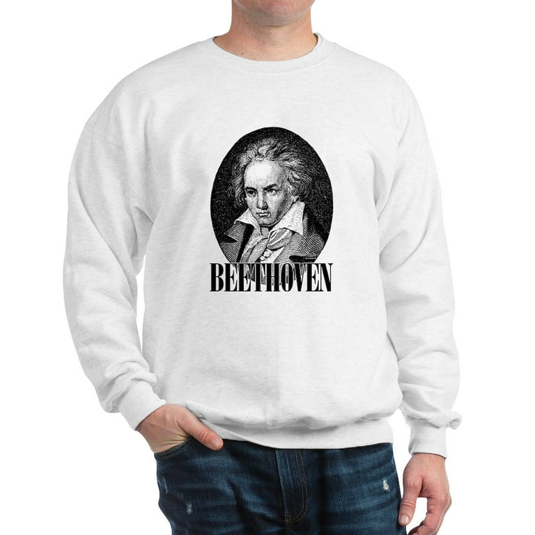 CafePress - Beethoven Sweatshirt - Crew Neck Sweatshirt - Walmart.com