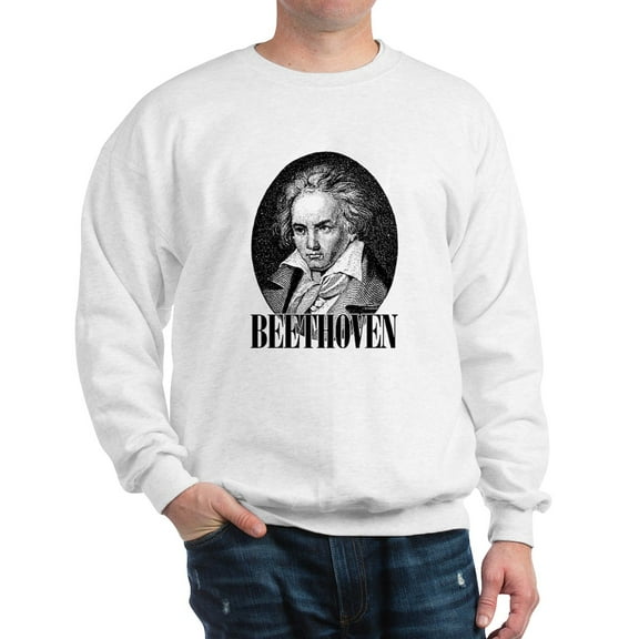 CafePress - Beethoven Sweatshirt - Crew Neck Sweatshirt
