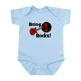 thumbnail image 1 of CafePress - Being 1 Rocks! Guitar Infant Bodysuit - Baby Light Bodysuit, Size Newborn - 24 Months, 1 of 4