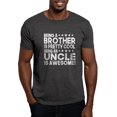 thumbnail image 1 of CafePress - Being A Brother Is Pretty Cool Being An Uncle Is A - Men's Classic Graphic Cotton T-Shirt, 1 of 4