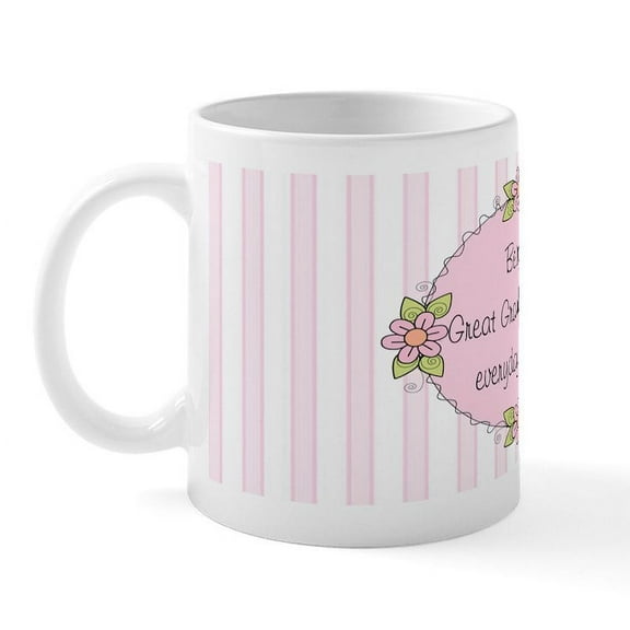 CafePress - Being A Great Grandma Makes Everyday Special Mug - 11 oz Ceramic Mug - Novelty Coffee Tea Cup