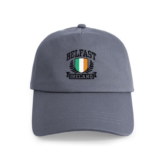 CafePress - Belfast Ireland Cap - Adjustable 100% Brushed Unisex Casual Cotton Baseball Cap, Beige, 1
