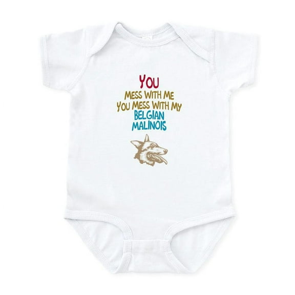 CafePress - Belgian Malinois Infant Bodysuit - Baby Light Bodysuit, Size Newborn - 24 Months