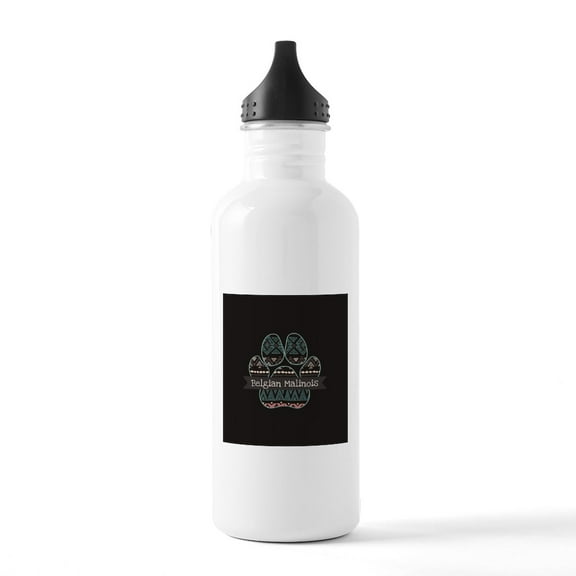 CafePress - Belgian Malinois Stainless Water Bottle 1 - Stainless Steel Water Bottle, Sports Bottle, 1.0L