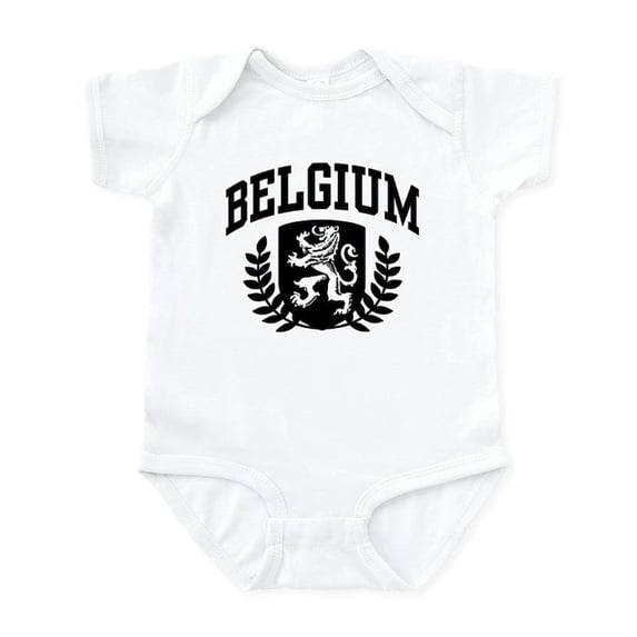 CafePress - Belgium Infant Bodysuit - Baby Light Bodysuit, Size Newborn - 24 Months