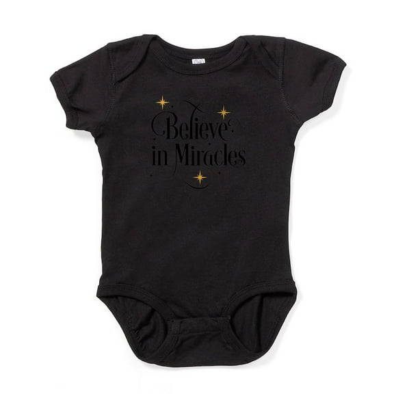 CafePress - Believe In Miracles Body Suit - Cute Infant Bodysuit Baby Romper - Size Newborn - 24 Months