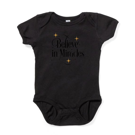 CafePress - Believe In Miracles Body Suit - Cute Infant Bodysuit Baby Romper - Size Newborn - 24 Months