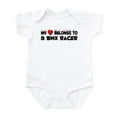 thumbnail image 1 of CafePress - Belongs To A BMX Racer Infant Bodysuit - Baby Light Bodysuit, Size Newborn - 24 Months, 1 of 4