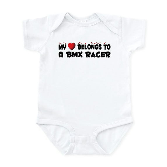 CafePress - Belongs To A BMX Racer Infant Bodysuit - Baby Light Bodysuit, Size Newborn - 24 Months