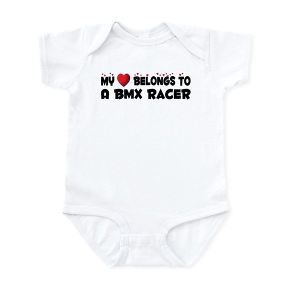 CafePress - Belongs To A BMX Racer Infant Bodysuit - Baby Light Bodysuit, Size Newborn - 24 Months