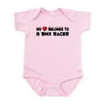 thumbnail image 1 of CafePress - Belongs To A BMX Racer Infant Bodysuit - Baby Light Bodysuit, Size Newborn - 24 Months, 1 of 4
