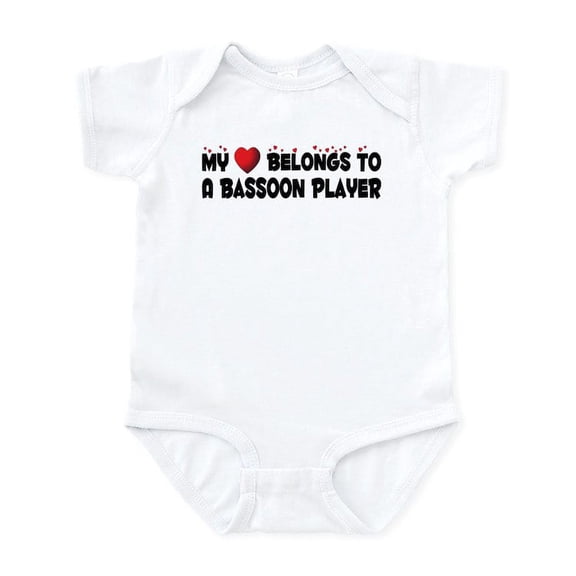 CafePress - Belongs To A Bassoon Player Infant Bodysuit - Baby Light Bodysuit, Size Newborn - 24 Months