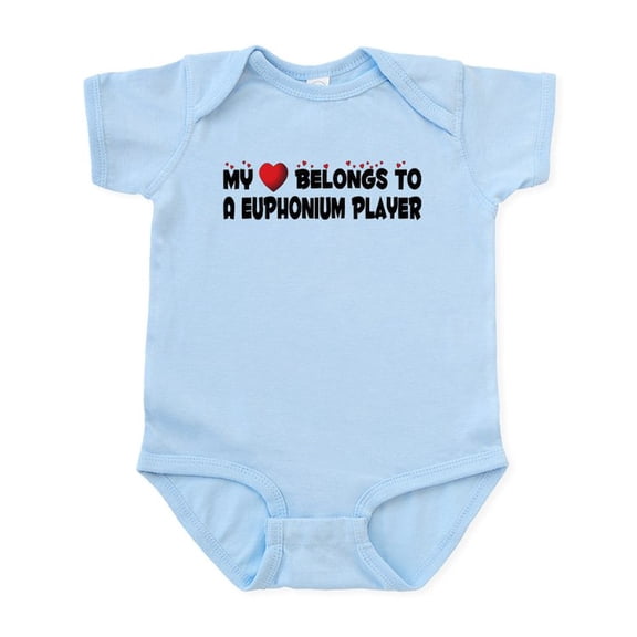 CafePress - Belongs To A Euphonium Player Infant Bodysuit - Baby Light Bodysuit, Size Newborn - 24 Months