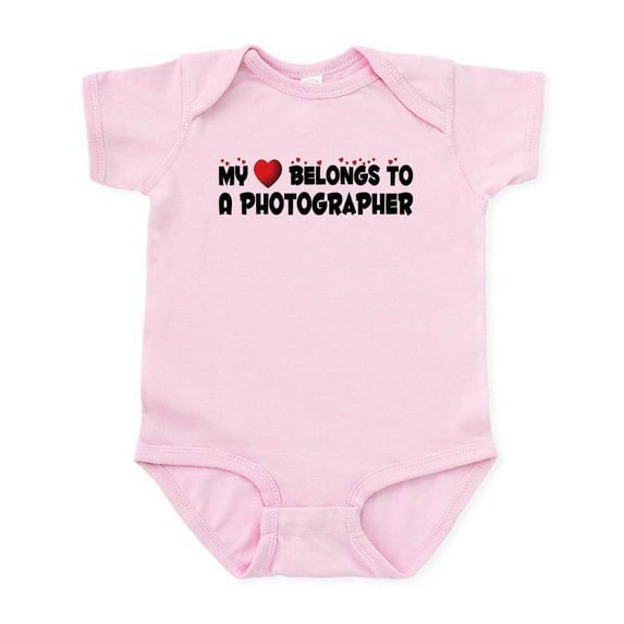 CafePress - Belongs To A Photographer Infant Bodysuit - Baby Light Bodysuit, Size Newborn - 24 Months
