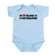 thumbnail image 1 of CafePress - Belongs To A Photographer Infant Bodysuit - Baby Light Bodysuit, Size Newborn - 24 Months, 1 of 4
