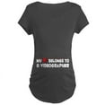 thumbnail image 1 of CafePress - Belongs To A Videographer Maternity Dark T Shirt - Maternity Dark T-Shirt, 1 of 3