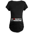 thumbnail image 1 of CafePress - Belongs To A Videographer Maternity Dark T Shirt - Maternity Dark T-Shirt, 1 of 3