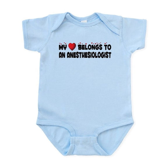 CafePress - Belongs To An Anesthesiologist Infant Bodysuit - Baby Light Bodysuit, Size Newborn - 24 Months
