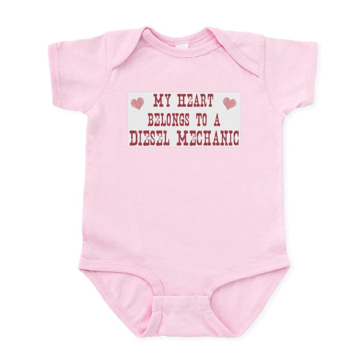 CafePress Belongs To Diesel Mechanic Infant Bodysuit Baby