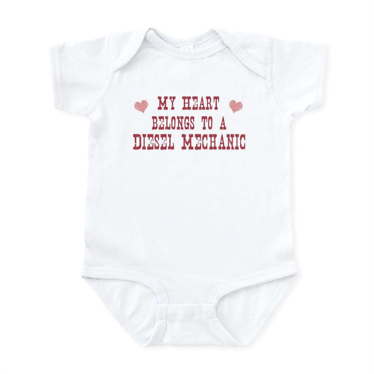 CafePress Belongs To Diesel Mechanic Infant Bodysuit Baby
