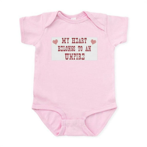 CafePress - Belongs To Umpire Infant Bodysuit - Baby Light Bodysuit, Size Newborn - 24 Months