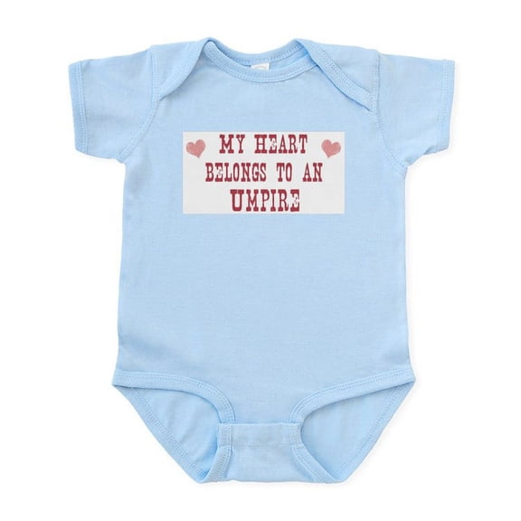 CafePress - Belongs To Umpire Infant Bodysuit - Baby Light Bodysuit, Size Newborn - 24 Months