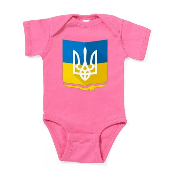 CafePress - Bendera Ukraina Body Suit - Cute Infant Bodysuit Baby Romper - Size Newborn - 24 Months