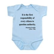 CafePress - Benjamin Franklin 17 Infant Bodysuit - Baby Light Bodysuit, Size Newborn - 24 Months