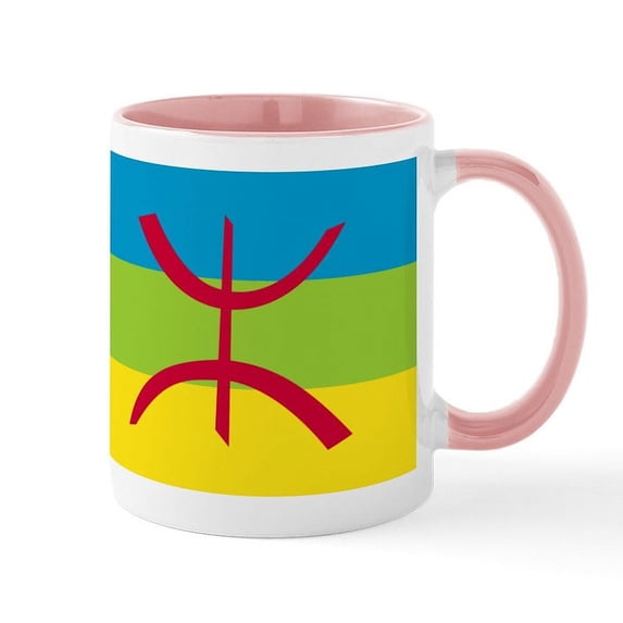 CafePress - Berber Flag Mug - 11 oz Ceramic Mug - Novelty Coffee Tea Cup