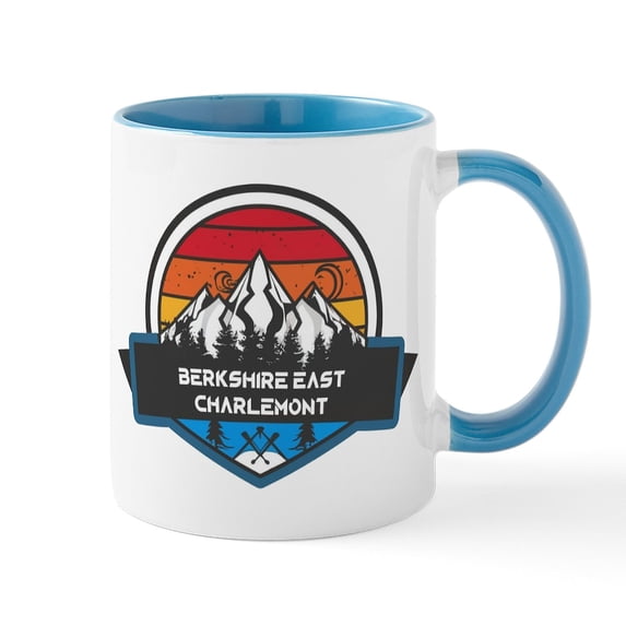 CafePress - Berkshire East Ski Charlemont Massachusetts Mugs - 11 oz Ceramic Mug - Novelty Coffee Tea Cup