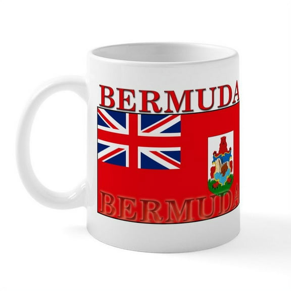CafePress - Bermuda Flag Mug - 11 oz Ceramic Mug - Novelty Coffee Tea Cup