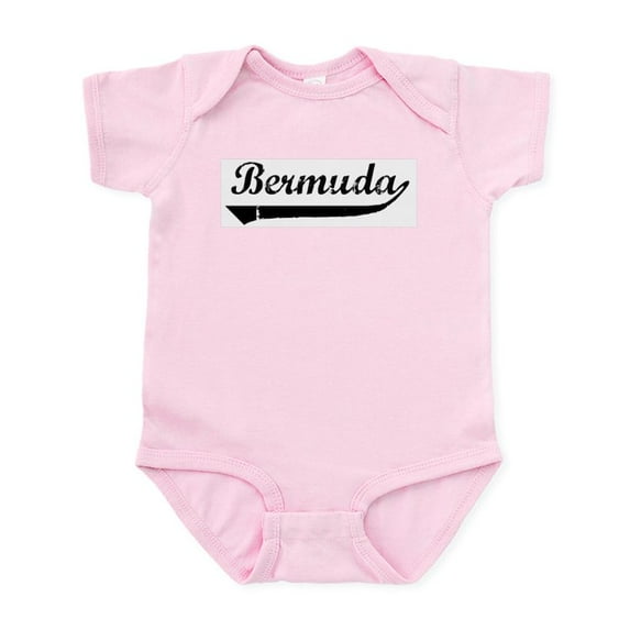 CafePress - Bermuda (Vintage) Infant Bodysuit - Baby Light Bodysuit, Size Newborn - 24 Months