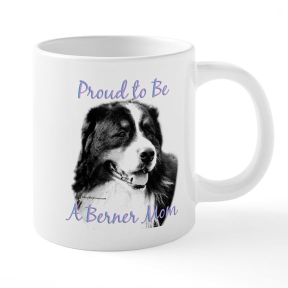 CafePress - Berner 6 - 20 Oz White Ceramic Mega Mug