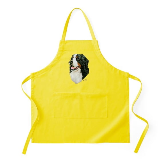 CafePress - Bernese Mountain Dog - Kitchen Apron with Pockets, Grilling Apron, Baking Apron